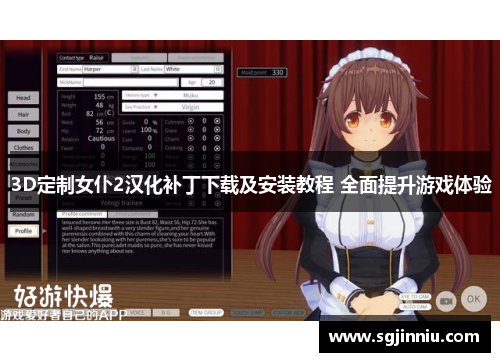 3D定制女仆2汉化补丁下载及安装教程 全面提升游戏体验