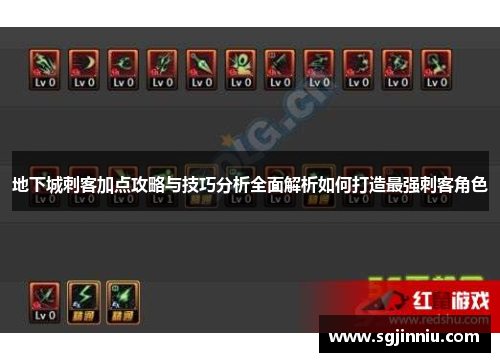 地下城刺客加点攻略与技巧分析全面解析如何打造最强刺客角色